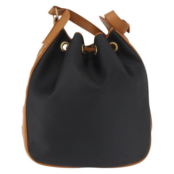 SAINT LAURENT Shoulder Bag PVC Leather Black Auth SW1561 - 0