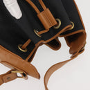 SAINT LAURENT Shoulder Bag PVC Leather Black Auth SW1561-6