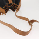 SAINT LAURENT Shoulder Bag PVC Leather Black Auth SW1561-7