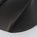 BALLY Hand Bag Leather Black Gold Auth SW1563-11