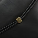 BALLY Hand Bag Leather Black Gold Auth SW1563-15