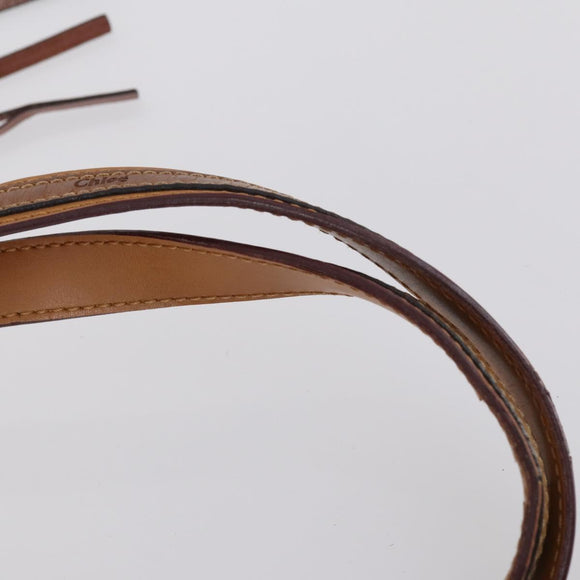 Chloe Gucci Hand Bag Leather 2Set Brown Auth SW1566