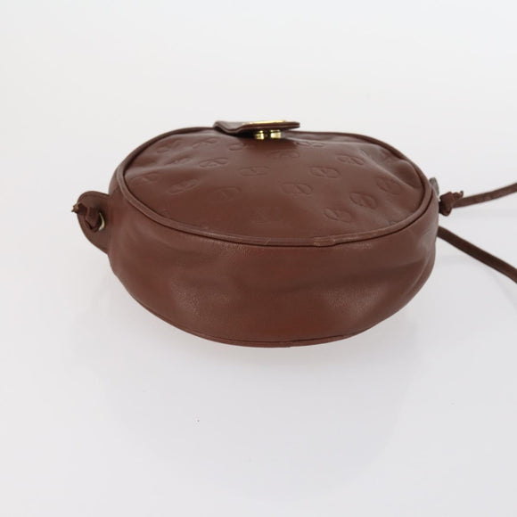 VALENTINO Saint Laurent Shoulder Bag Canvas Leather 2Set Beige Brown Auth SW1567