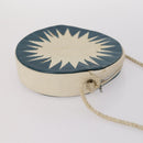 VALENTINO Saint Laurent Shoulder Bag Canvas Leather 2Set Beige Brown Auth SW1567-4