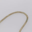 VALENTINO Saint Laurent Shoulder Bag Canvas Leather 2Set Beige Brown Auth SW1567-6