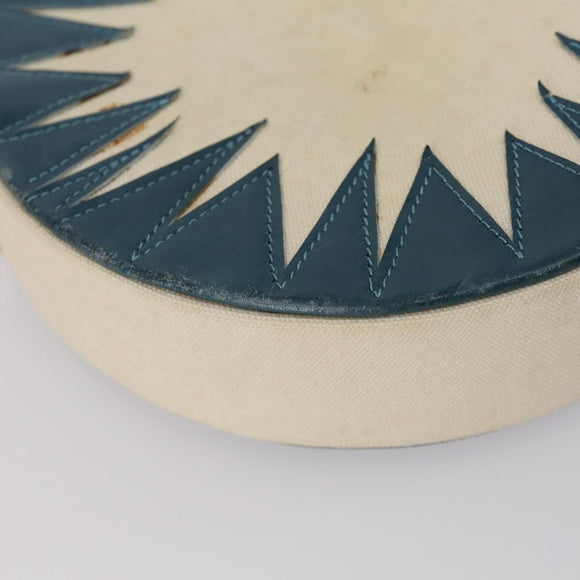 VALENTINO Saint Laurent Shoulder Bag Canvas Leather 2Set Beige Brown Auth SW1567