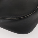 Christian Dior Honeycomb Canvas Shoulder Bag PVC Black Gold Auth SW1569-9