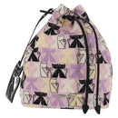 Miu Miu CANAPA CATS Pouch Canvas Pink Silver Auth sw1573M-14