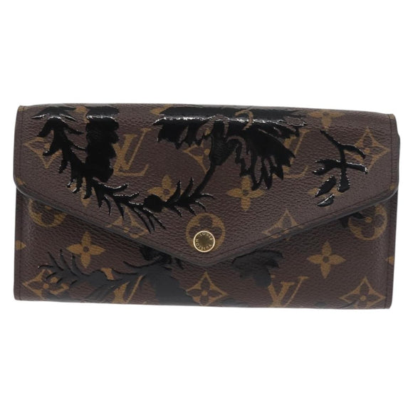 LOUIS VUITTON Monogram Blossom Portefeuille Sarah Long Wallet M62099 Auth sw1577