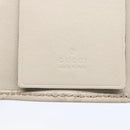 GUCCI Guccissima GG Canvas Key Case Leather White 203551 Auth sw1578-16