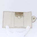 GUCCI Guccissima GG Canvas Key Case Leather White 203551 Auth sw1578-7