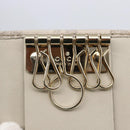 GUCCI Guccissima GG Canvas Key Case Leather White 203551 Auth sw1578-9