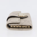 GUCCI Guccissima GG Canvas Key Case Leather White 203551 Auth sw1578-4