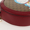 GUCCI Micro GG Supreme Doraemon Collaboration Bag PVC Beige 625216 Auth sw1582M-12