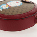 GUCCI Micro GG Supreme Doraemon Collaboration Bag PVC Beige 625216 Auth sw1582M-13