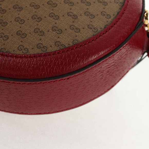 GUCCI Micro GG Supreme Doraemon Collaboration Bag PVC Beige 625216 Auth sw1582M