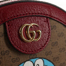 GUCCI Micro GG Supreme Doraemon Collaboration Bag PVC Beige 625216 Auth sw1582M-16