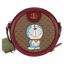 GUCCI Micro GG Supreme Doraemon Collaboration Bag PVC Beige 625216 Auth sw1582M-3