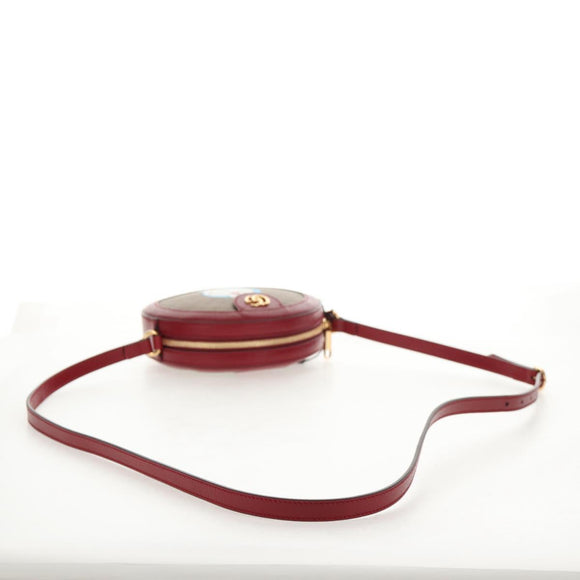 GUCCI Micro GG Supreme Doraemon Collaboration Bag PVC Beige 625216 Auth sw1582M