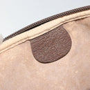 GUCCI GG Canvas Shoulder Bag PVC Leather Beige Auth sw1583-18