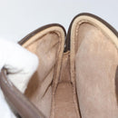 GUCCI GG Canvas Shoulder Bag PVC Leather Beige Auth sw1583-20