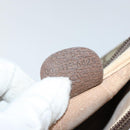 GUCCI GG Canvas Shoulder Bag PVC Leather Beige Auth sw1583-12