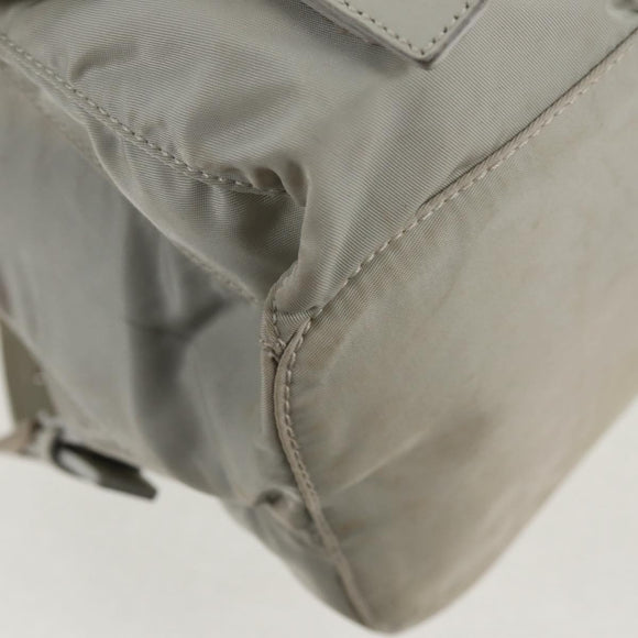 PRADA Backpack Nylon Gray Auth sw1586