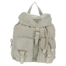 PRADA Backpack Nylon Gray Auth sw1586-13