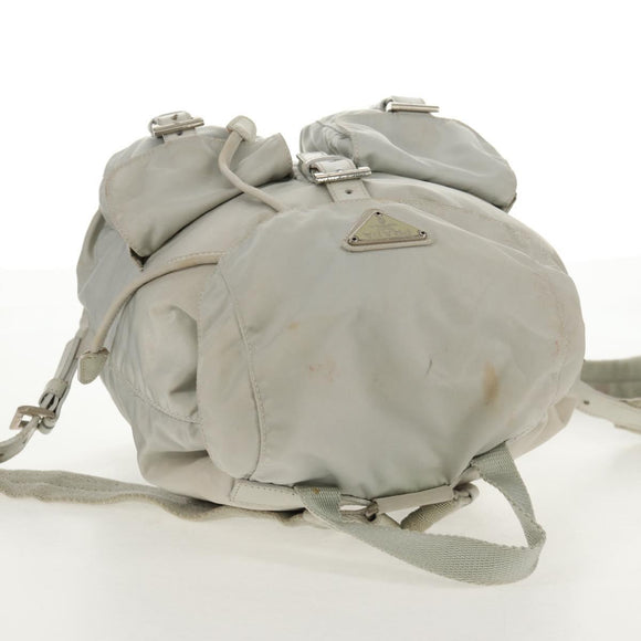 PRADA Backpack Nylon Gray Auth sw1586