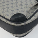 GUCCI Micro GG Canvas Shoulder Bag PVC Leather Navy Auth sw1590-14
