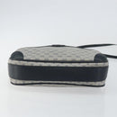 GUCCI Micro GG Canvas Shoulder Bag PVC Leather Navy Auth sw1590-5