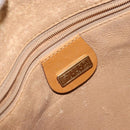 GUCCI Micro GG Canvas Shoulder Bag PVC Leather Brown Auth sw1591-18