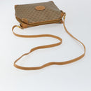 GUCCI Micro GG Canvas Shoulder Bag PVC Leather Brown Auth sw1591-7