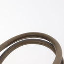 Salvatore Ferragamo Gancini Hand Bag Leather 2way Beige Gold Auth sw1593-8