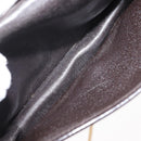 Christian Dior Trotter Canvas Chain Shoulder Bag Brown Auth sw1595-18