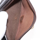 Christian Dior Trotter Canvas Chain Shoulder Bag Brown Auth sw1595-21