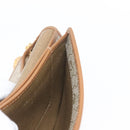 Christian Dior Honeycomb Canvas Chain Shoulder Bag PVC Leather Beige Auth sw1596-19