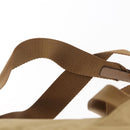 PRADA Backpack Nylon Beige Silver Auth sw1597-15