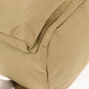 PRADA Backpack Nylon Beige Silver Auth sw1597-16