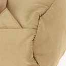 PRADA Backpack Nylon Beige Silver Auth sw1597-18