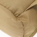 PRADA Backpack Nylon Beige Silver Auth sw1597-19