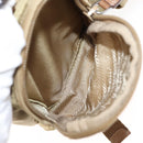 PRADA Backpack Nylon Beige Silver Auth sw1597-24