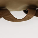 PRADA Backpack Nylon Beige Silver Auth sw1597-7