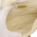 GIVENCHY Chain Shoulder Bag Leather White Auth sw1598-12