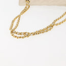 GIVENCHY Chain Shoulder Bag Leather White Auth sw1598-8