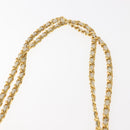 GIVENCHY Chain Shoulder Bag Leather White Auth sw1598-14