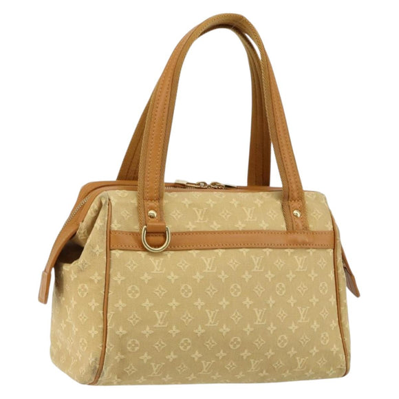 LOUIS VUITTON Monogram Mini Josephine PM Hand Bag Beige M92416 LV Auth sw1599