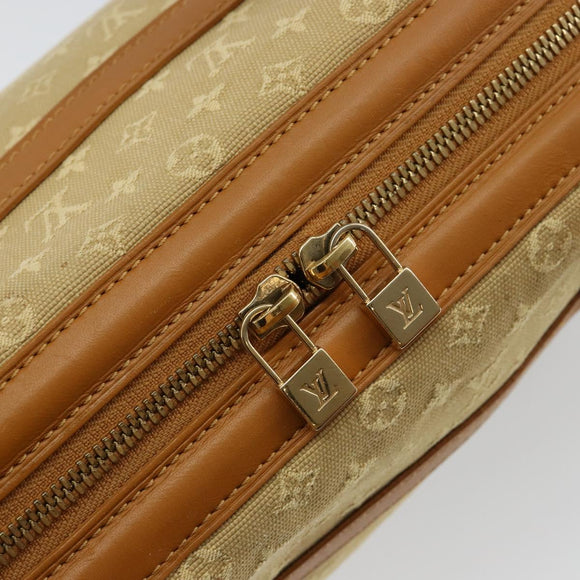 LOUIS VUITTON Monogram Mini Josephine PM Hand Bag Beige M92416 LV Auth sw1599