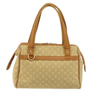 LOUIS VUITTON Monogram Mini Josephine PM Hand Bag Beige M92416 LV Auth sw1599-2