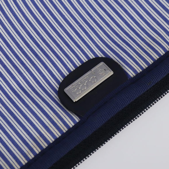 GUCCI travel Boston Bag Coated Canvas Navy Auth sw1600